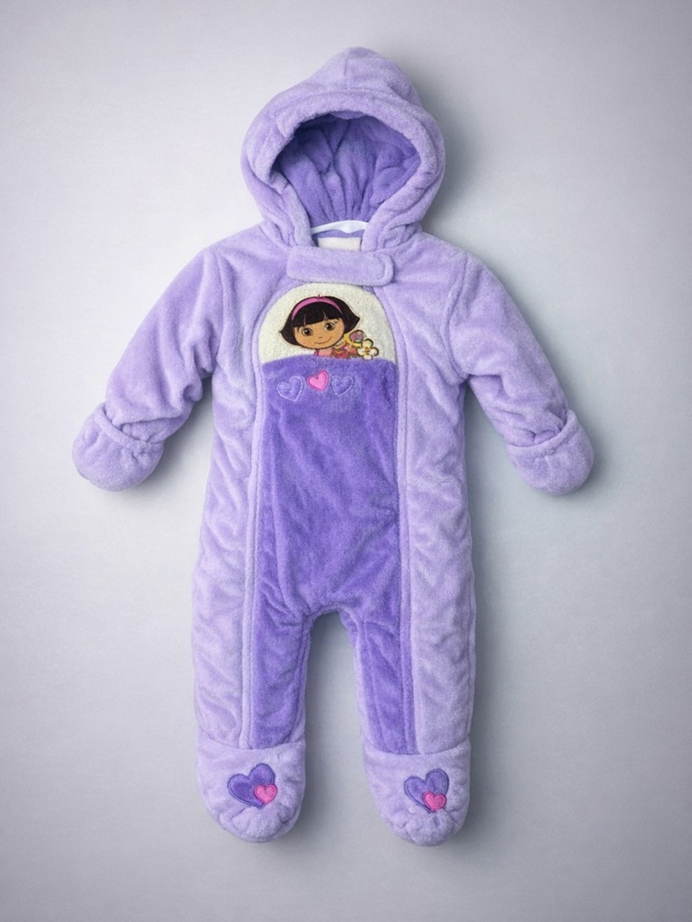 HTF Vintage Dora The Explorer Jumpsuit Nickelodeon RARE 6 9 Months Baby Girl